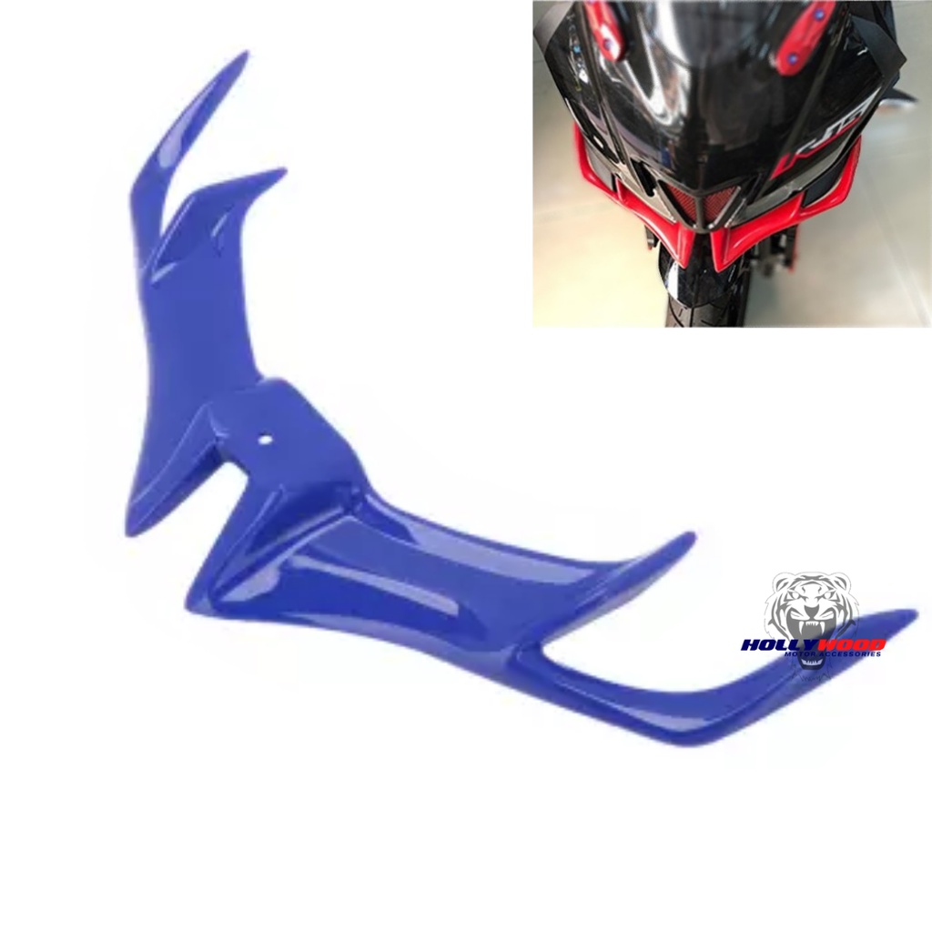 WINGLET YAMAHA R15 FRONT FAIRING WINGLET WINDLET WING LET ABS MATERIAL ...