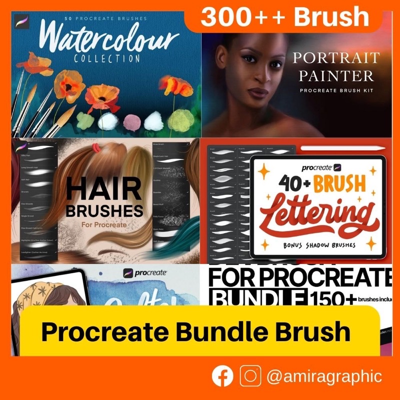 [BUNDLE] Ultimate Procreate Brush Collection for Digital Artists: High ...