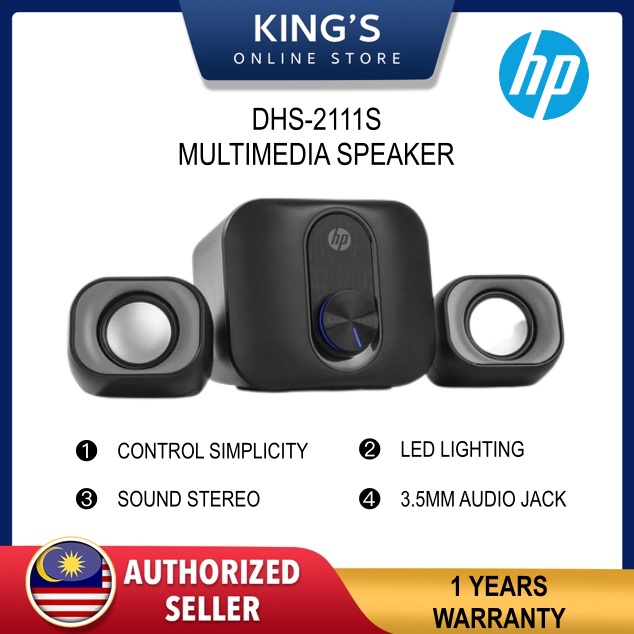 Hp Dhs 2111 Dhs 2111s Wired Mini Multimedia Usb Speaker With 35mm Single Plug Connection For 6199