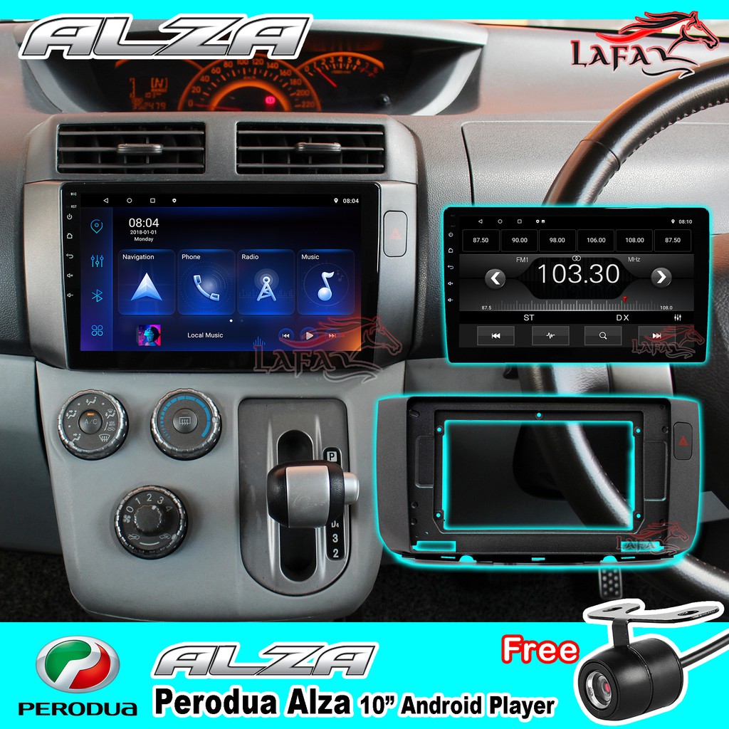 Perodua Alza - 9 Monitor Car Android 8.1 1GB +16G  TV,Gps,Usb,Bluetooth,Aux,Wifi ⚠ MCMC HIDF20000098