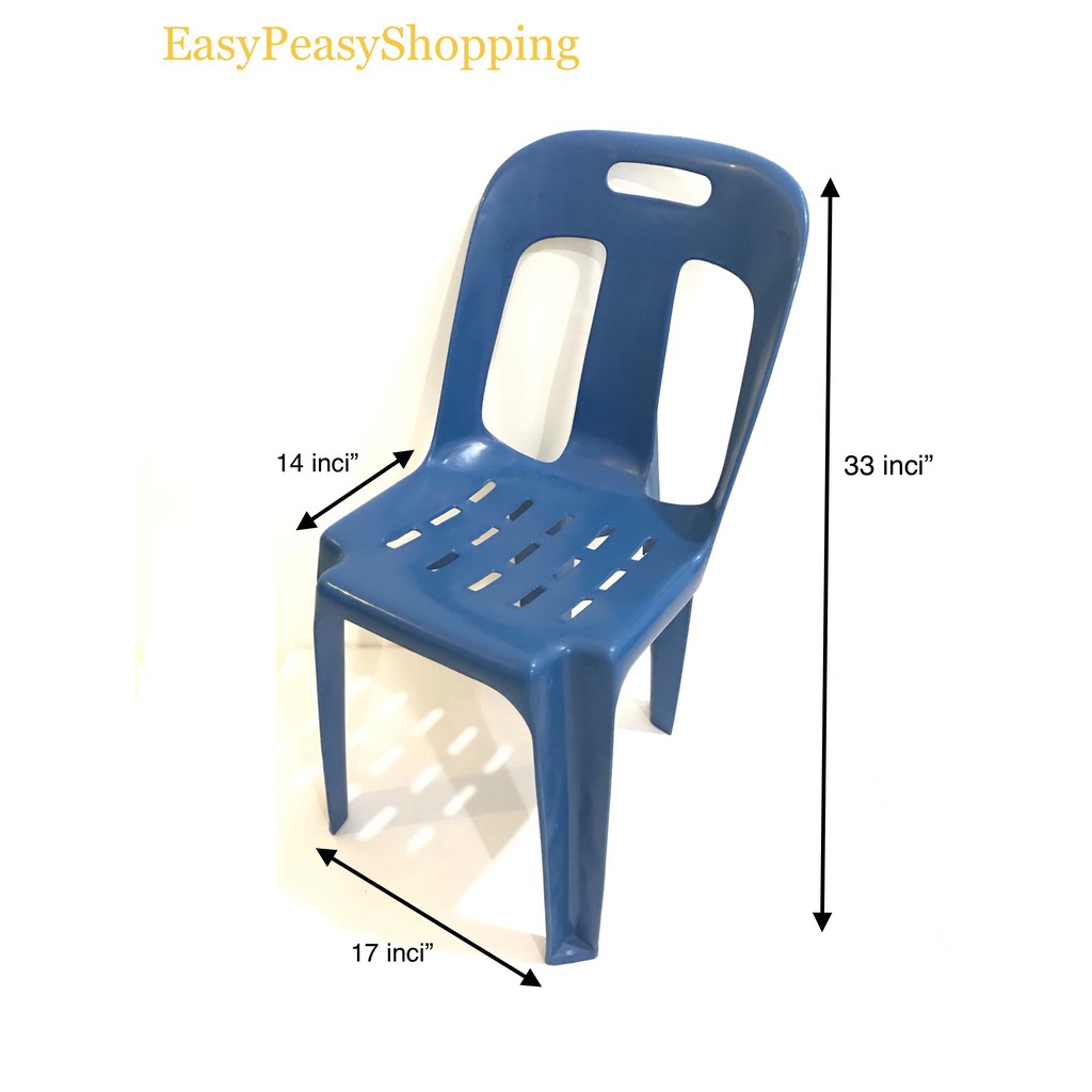 Heavy Duty Plastic Chair /Kerusi Plastik /Bangku Plastik /Kerusi Pasar