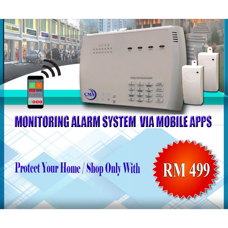 WIRELESS ALARM SYSTEM MALAYSIA | Shopee Malaysia