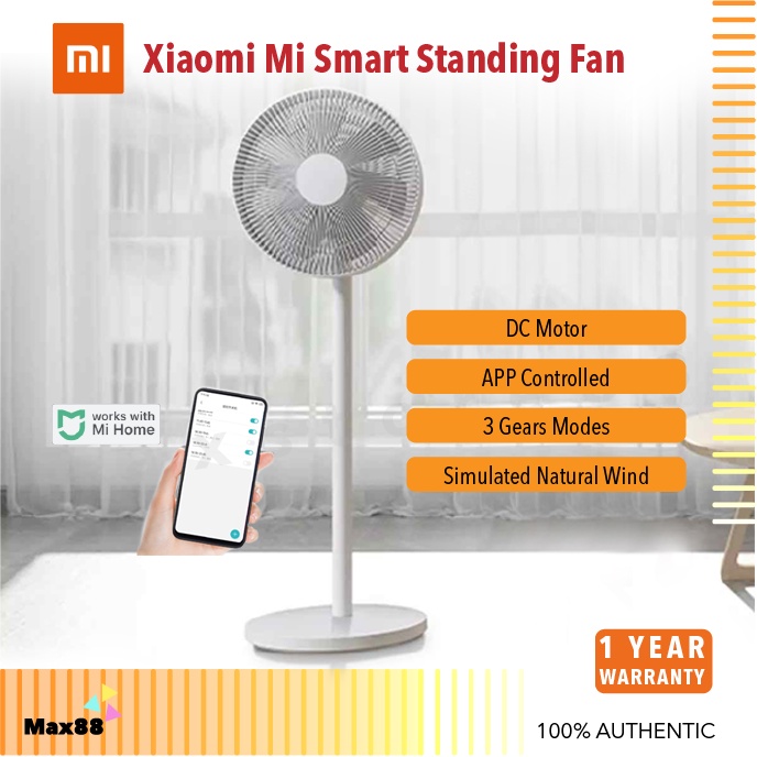 Xiaomi Mijia Smart Standing Fan DC Pedestal Standing Portable Fans ...