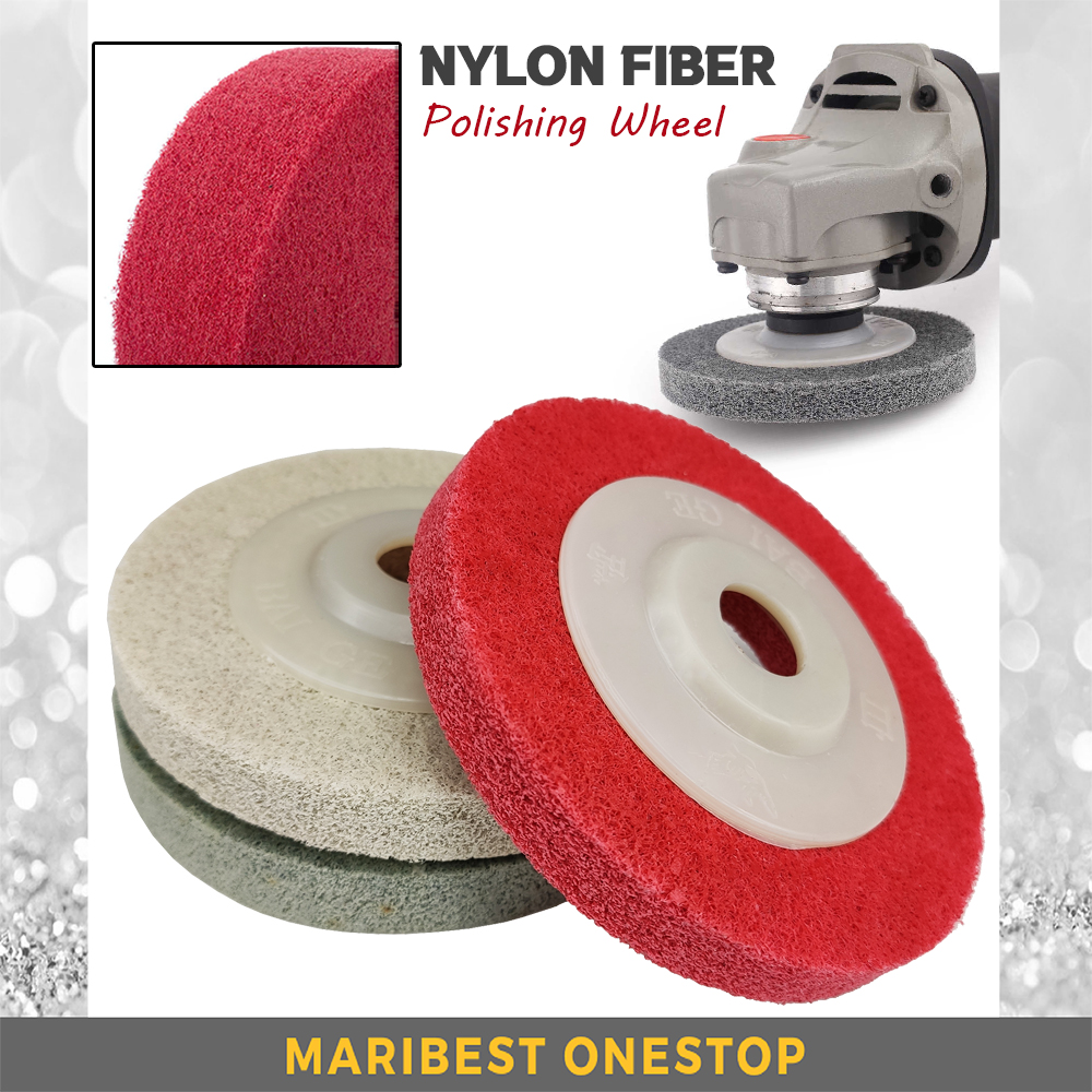 4" Nylon Fiber Polishing Wheel Sanding Buffing Disc Abrasive Wheels For