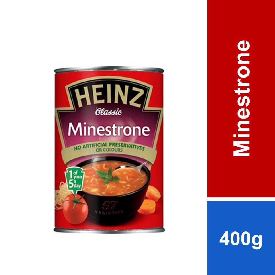 Heinz Minestrone Soup Rld 400g | Shopee Malaysia