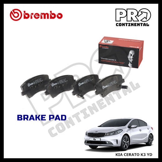 GENUINE BREMBO KIA CERATO 1.6/2.0 K3 YD 20132018 FRONT REAR BRAKE PAD