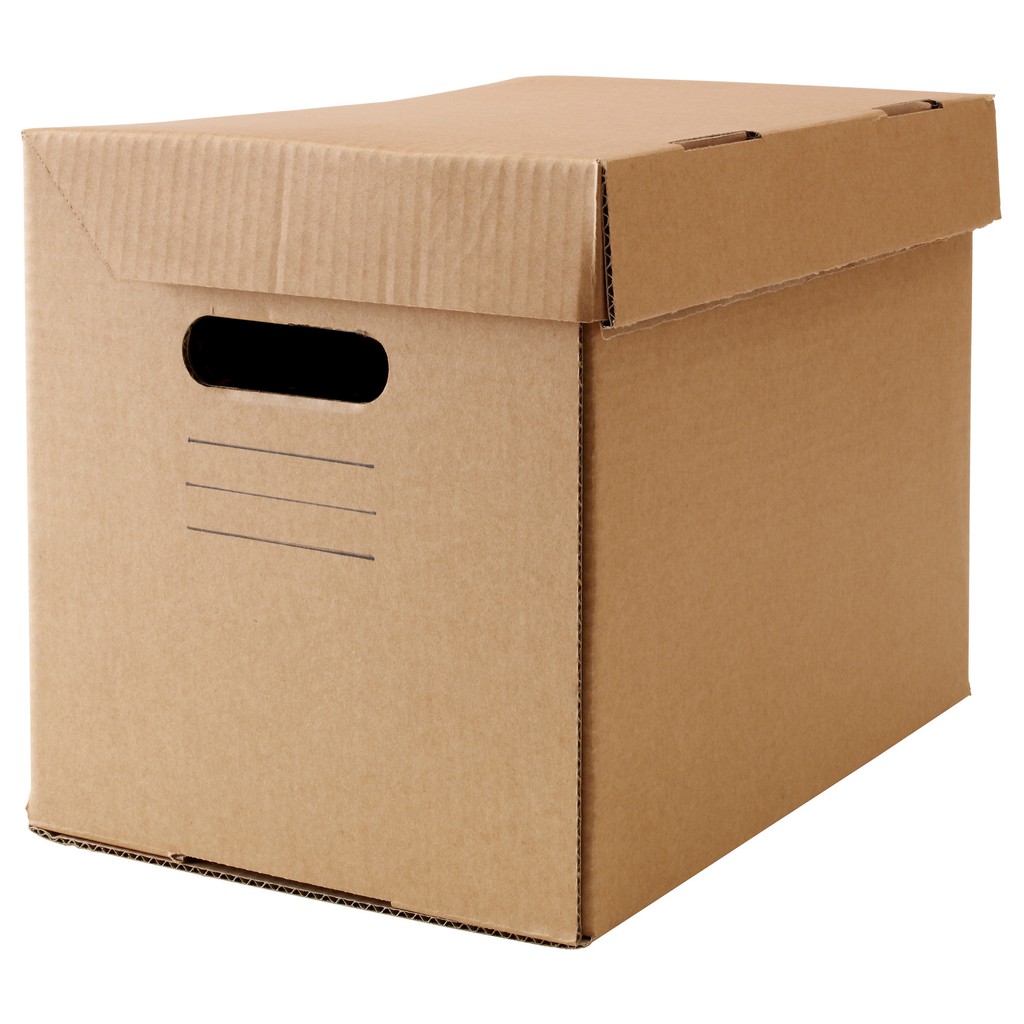 PAPPIS Box with lid, brown | Shopee Malaysia