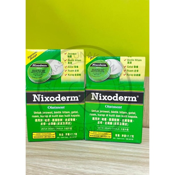 Nixoderm Ointment 5 34g 17 7g Shopee Malaysia