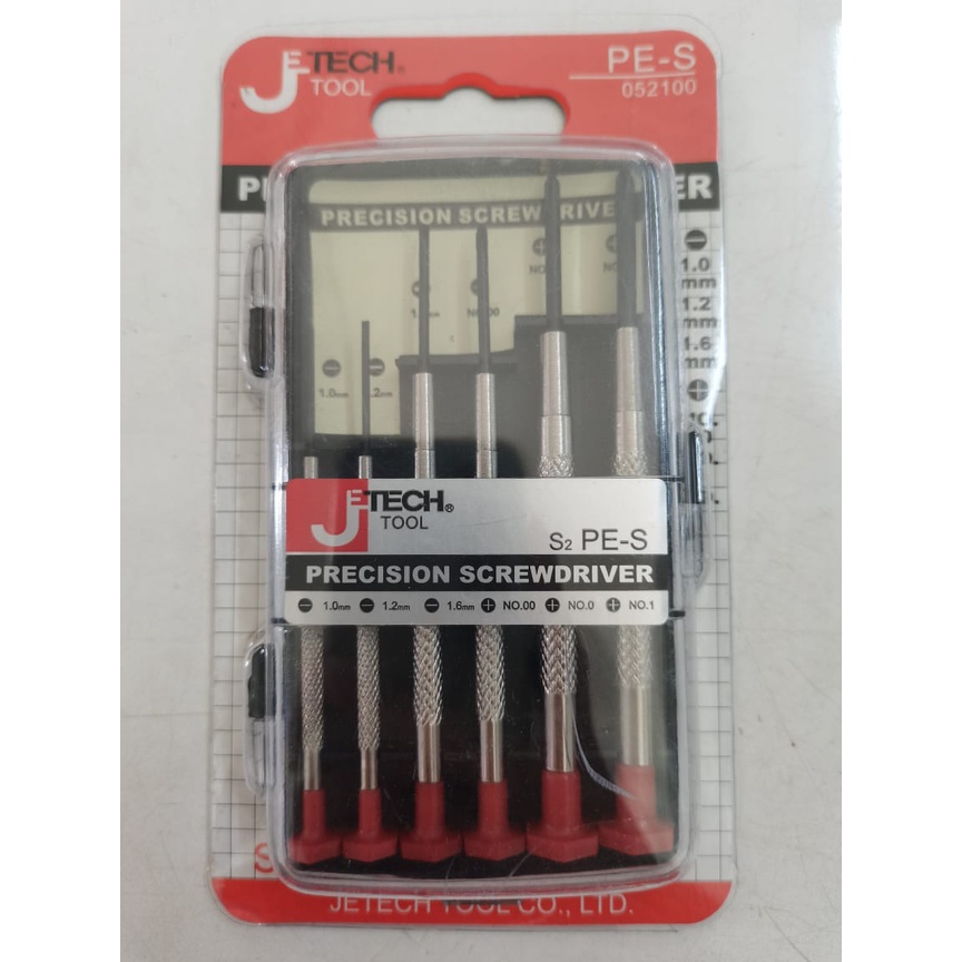 JETECH 6PCS STEEL HANDLE PRECISION SCREWDRIVER SET (PES) Shopee Malaysia