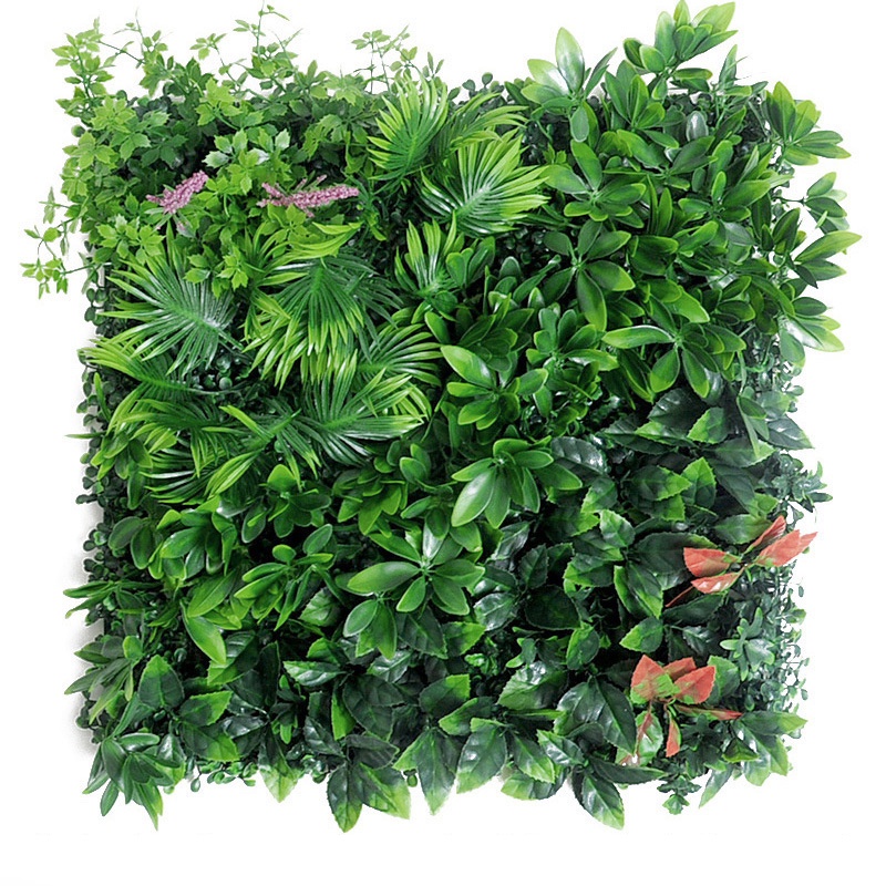 Artificial Wall Plants Rumput Tiruan Outdoor Pagar Daun Dinding Hiasan ...