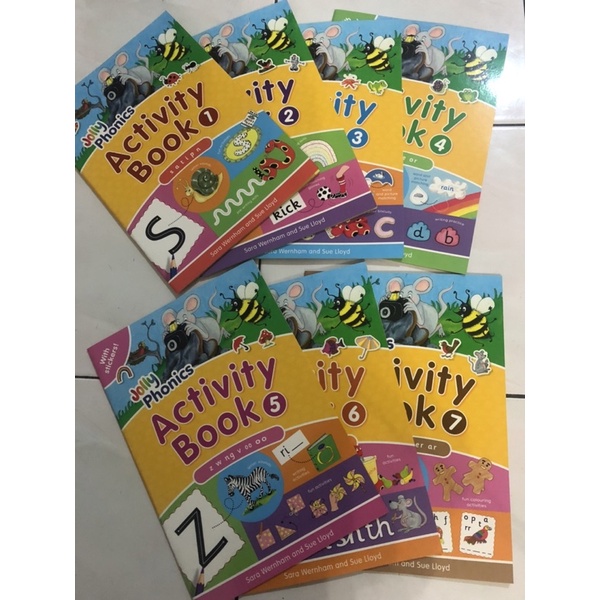 Jolly Phonics Activity Books 1-7 | Shopee Malaysia