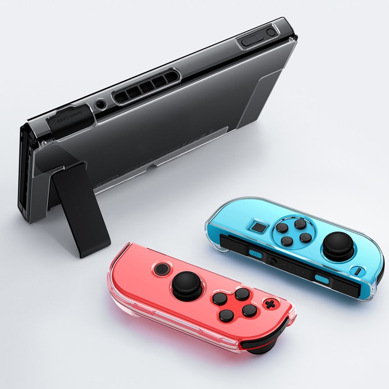 DOBE Nintendo Switch OLED Crystal Clear Case TPU Protective Cover ...