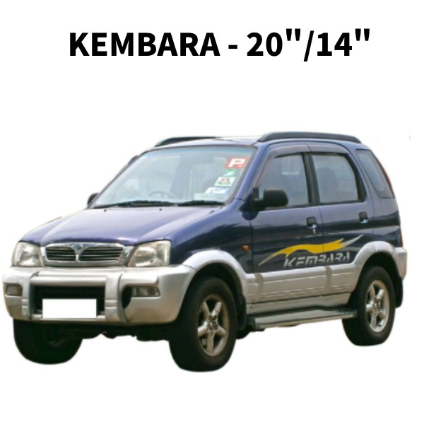 Silicone Soft Wiper Perodua Ativa/Alza/Aruz/Axia/Bezza/Kancil/Kelisa ...