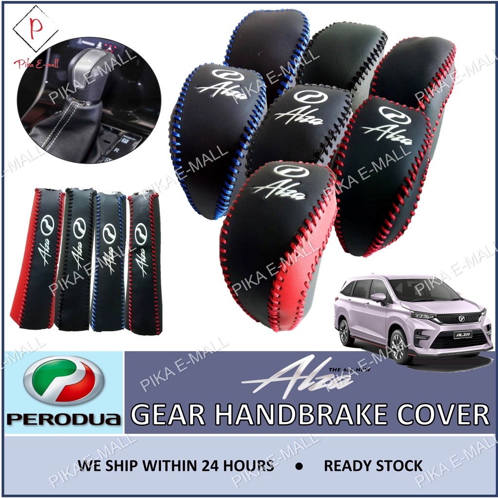 Perodua Alza 2022 Gear Cover Handbrake Cover Leather Cover Gear Alza ...