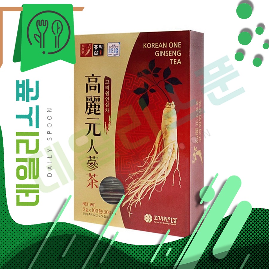 Korean Panax Ginseng Roots Extract Granules Tea 300g (3g X 100 bags