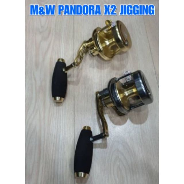 M&W Pandora Overhead Reel All Metal Manufacturing Fishing Jigging Reel X2