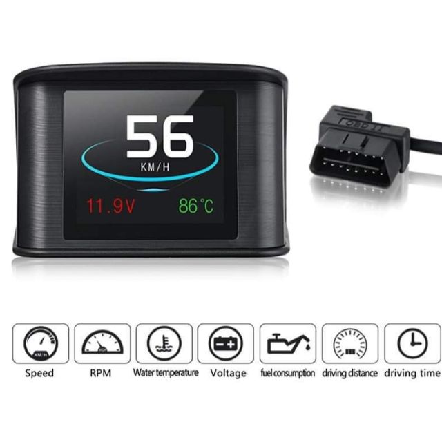 Gauge OBD2 Meter Multi Function Speed Rpm Water sound alarm driving
