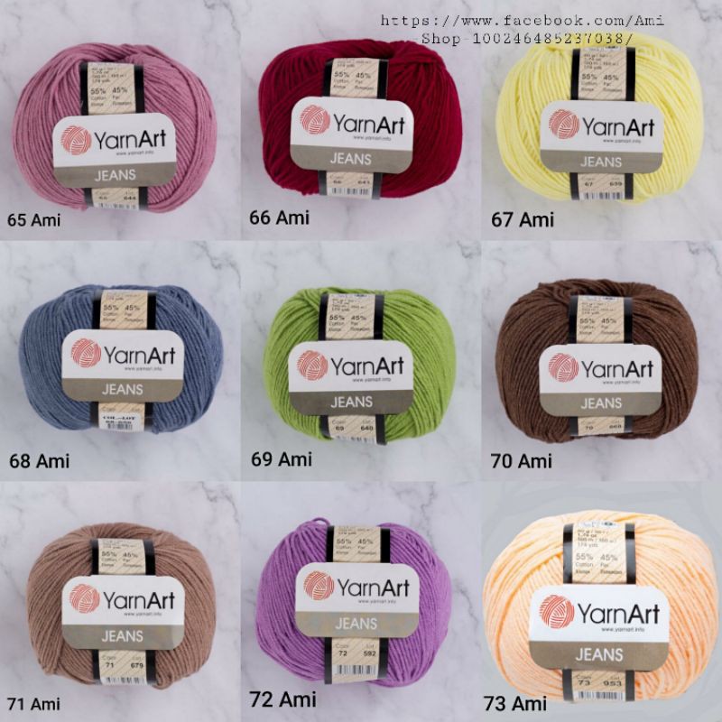Wool YarnArt Jeans (Chart 6990) Shopee Malaysia