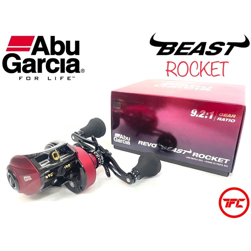 ABU GARCIA Revo4 Revo Beast Rocket - Left Hand Baitcasting Reel