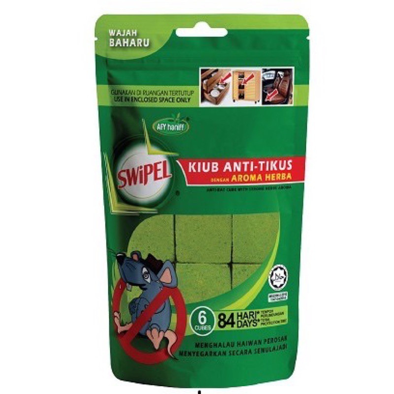 AFY Haniff Serai Wangi Anti Tikus 130G - Swipel Anti Rat Cube 130G ...