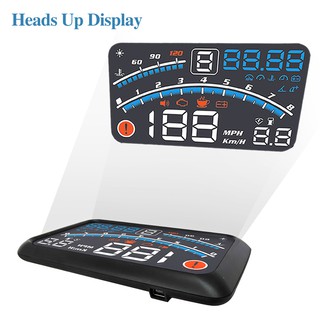 Universal 5.5'' Car Hud Auto Head up Display LCD Digital Projector Vehicle  OBD II Interface A8 Hud Overspeed Alarm System - China Heads-up Display,  Car Hud