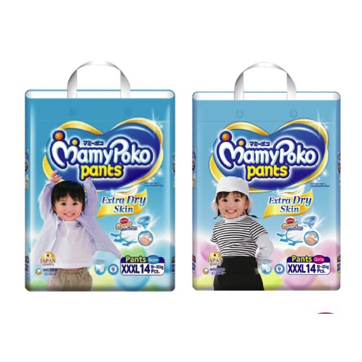 (ORIGINAL WITH CODE) MamyPoko Extra Dry Skin Pants XXXL Diaper Diapers