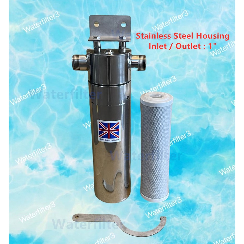 10" Fully Stainless Steel Heavy Duty Industrial Housing Water Filter