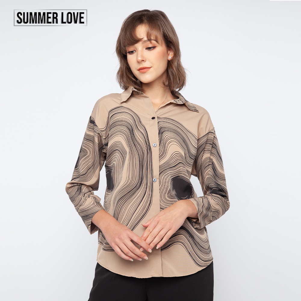 High Low Printed Shirt