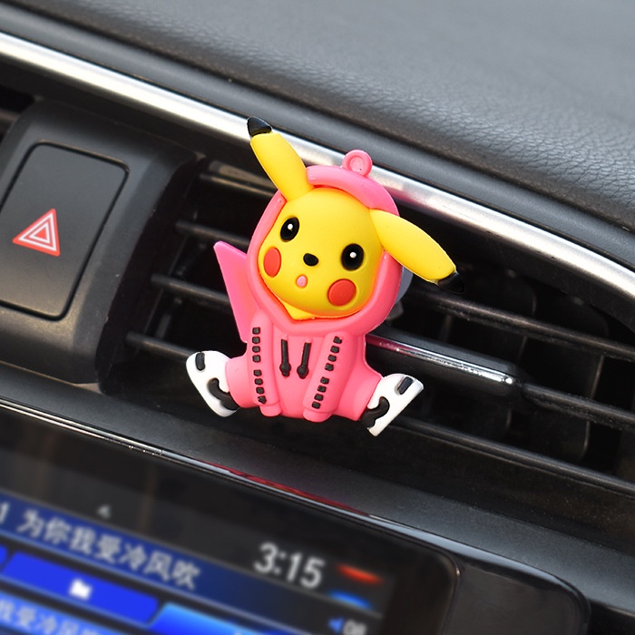 Hot Pokemon Pikachu Car Perfume Aromatherapy Pokemon figures Toys Car