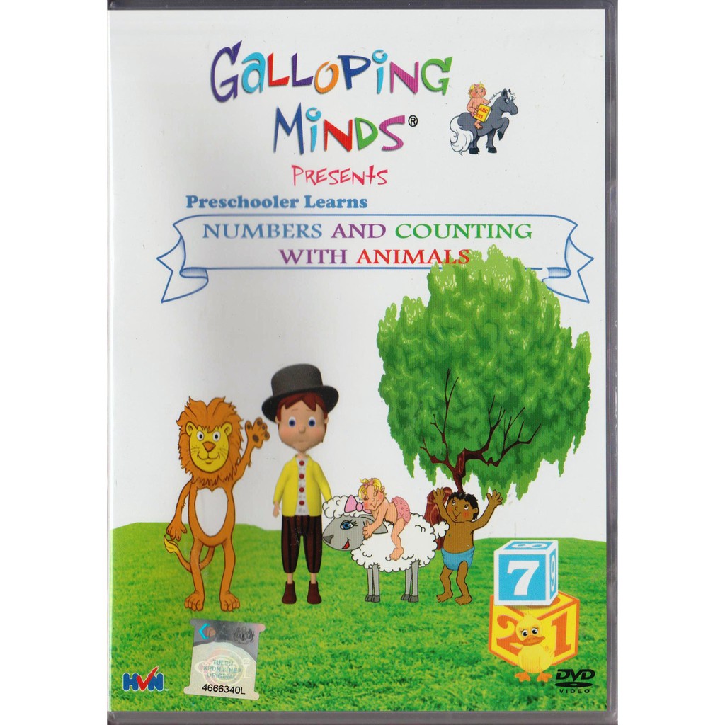 NEW DVD Galloping Minds : Preschooler Learns - Numbers And Counting With  Animals | Shopee Malaysia