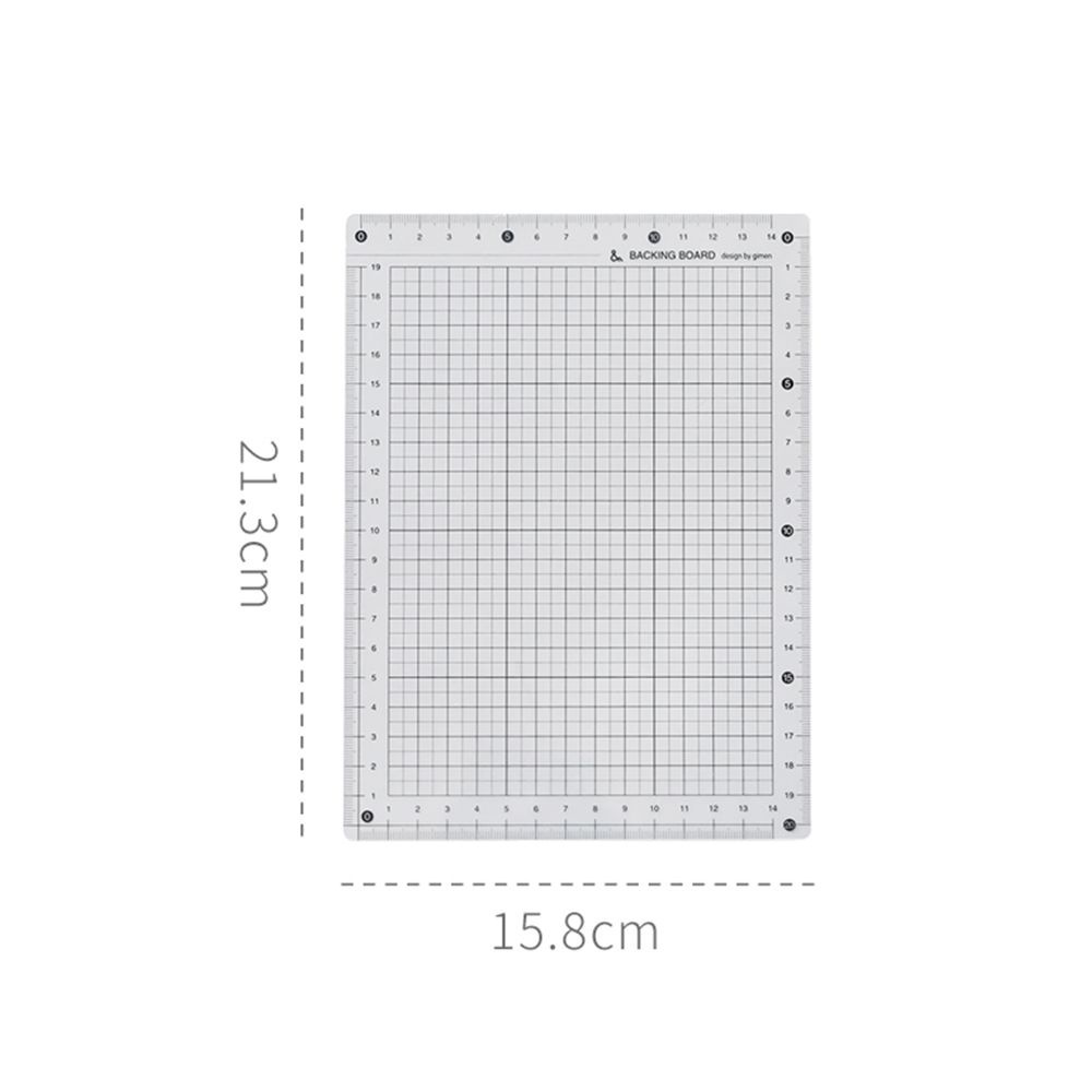 LANFY Flat Ruler Board Waterproof Drawing Clipboard Cutting Mats