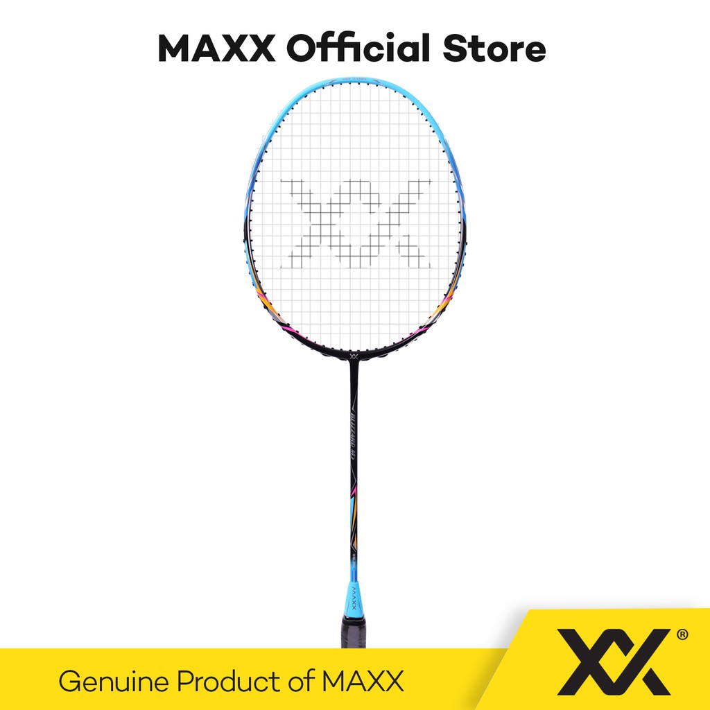 [NEW] MAXX Badminton Racket BLIZZARD M2 (FREE String + Grip + Single
