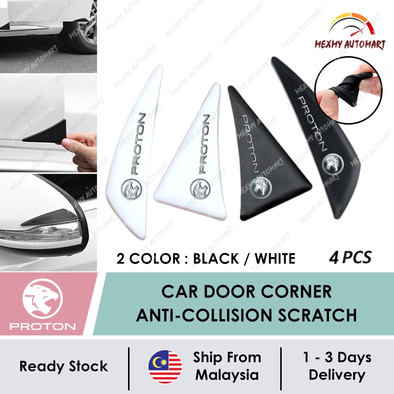 PROTON Car Door Corner Cover Bumper Anti Collision Protector Sticker ...