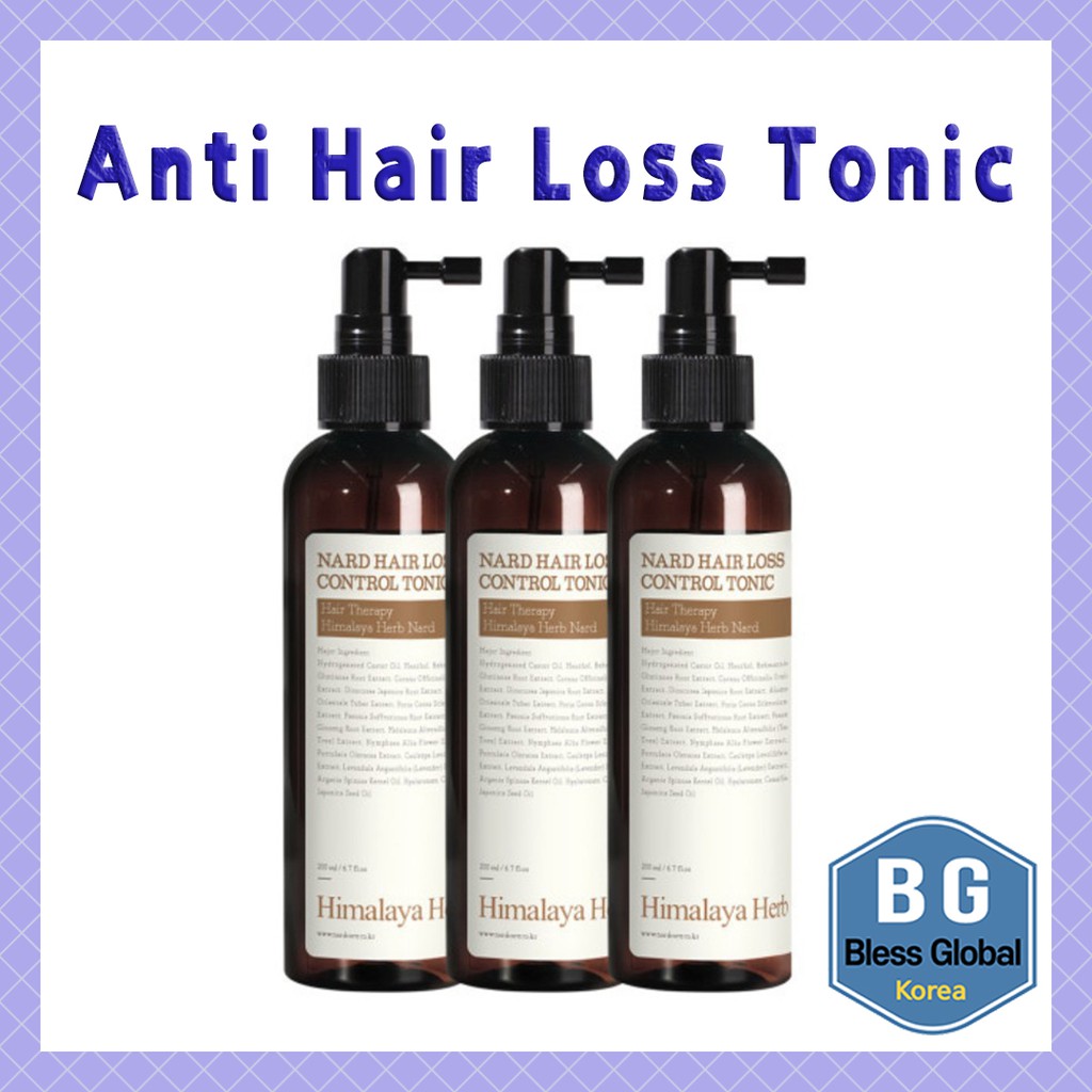 Anti Hair Loss Scalp Tonic NARD Control Tonic 200ml x 3 EA /Made in