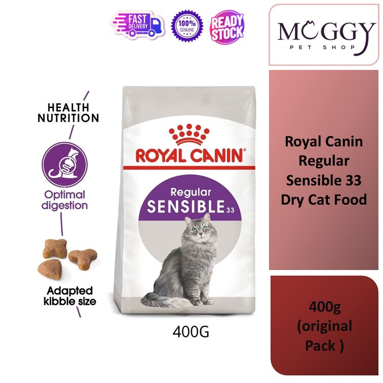 Royal Canin Sensible 33 Adult Dry Cat Food 400g Shopee Malaysia