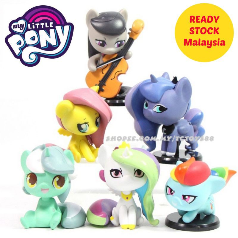 MY LITTLE PONY FIGURES Q VERSION PONY FIGURES MLP PONY COMIC MLP ...