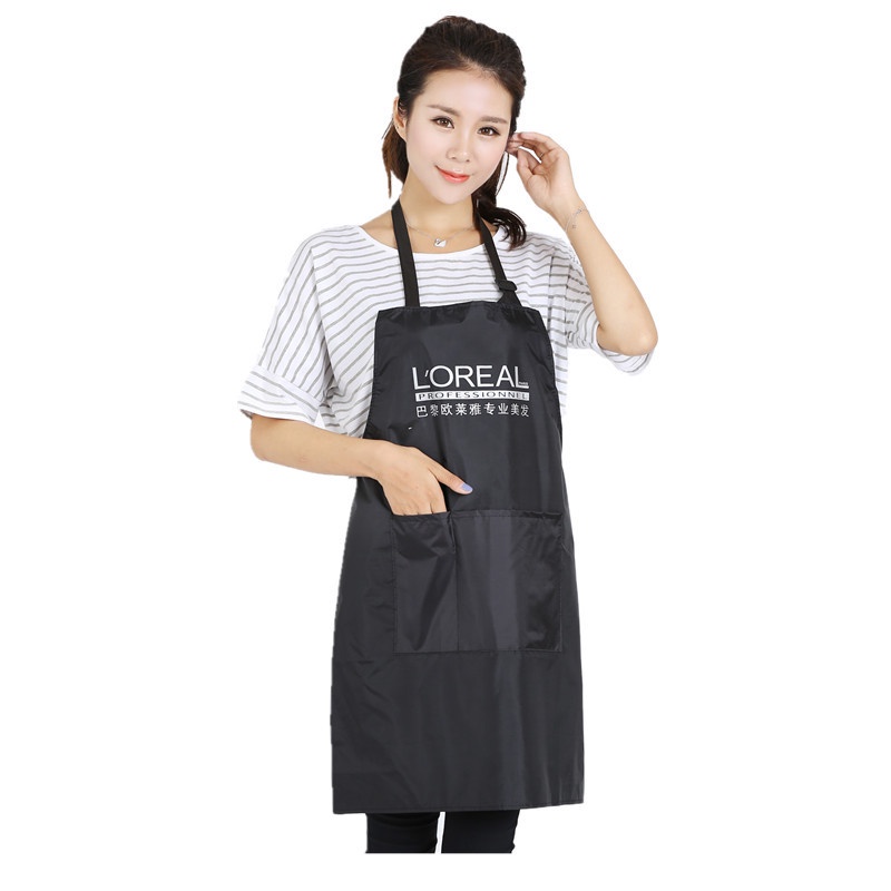 Spot Housework One-Sided Apron Beauty Salon Barber Technician Milk Tea ...