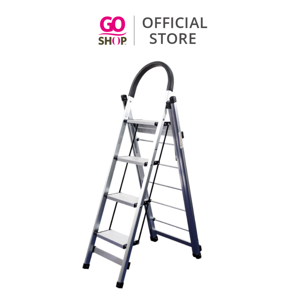Haushalt 2-in-1 Multifunction Folding 4 Step Ladder with Cloth Hanger ...