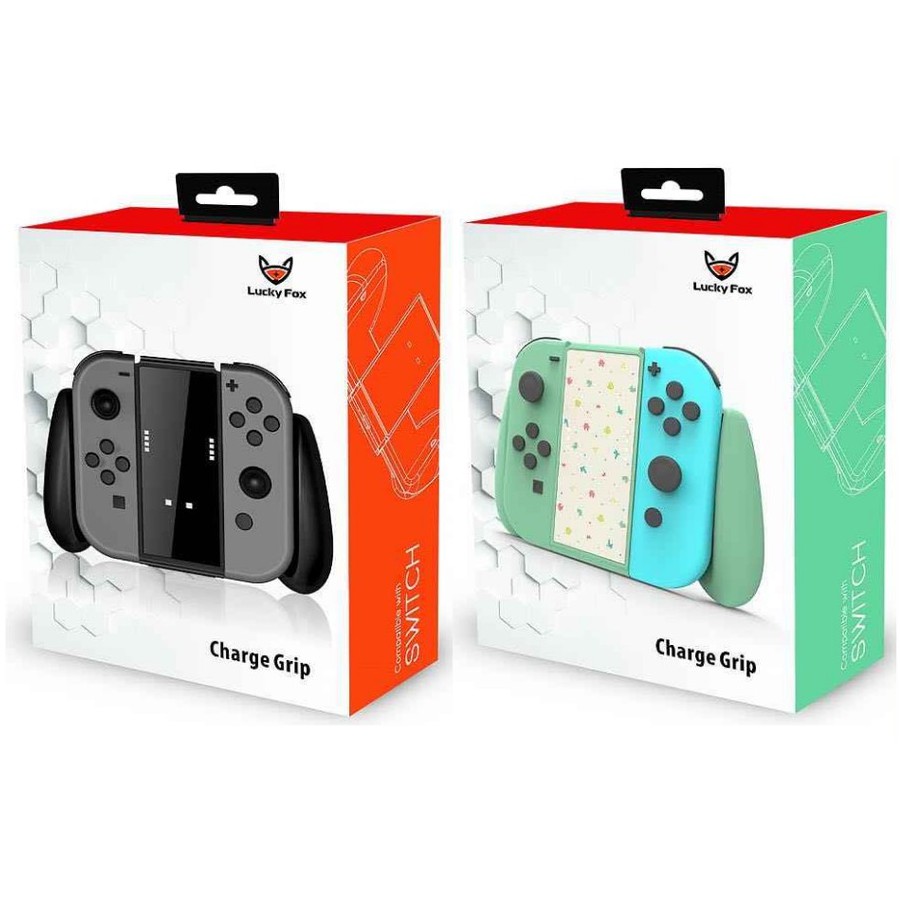 Nintendo Switch Joy Con Controller Charging Grip - (Lucky Fox) | Shopee ...
