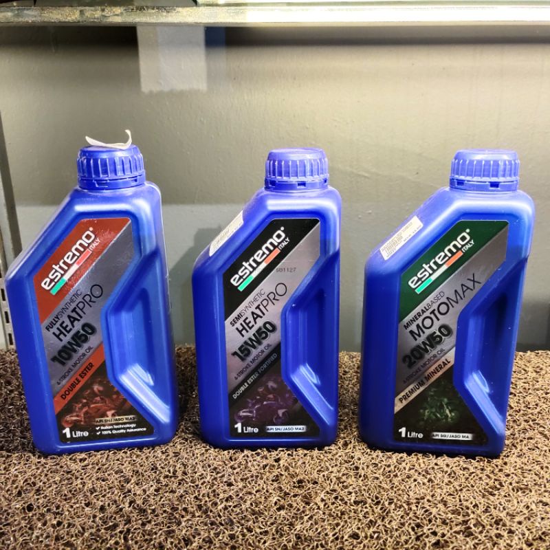ESTREMO ENGINE OIL 4T 1 Litre FOR MOTORCYCLE 10W50/15W50/20W50 product