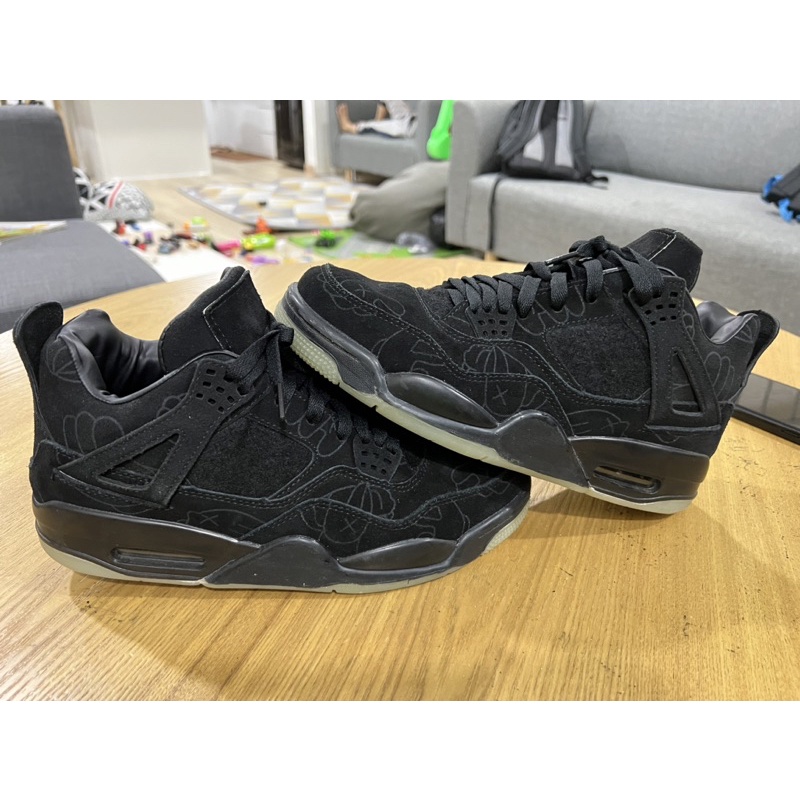 Air Jordan 4 AJ4 Kaws black 7.5uk