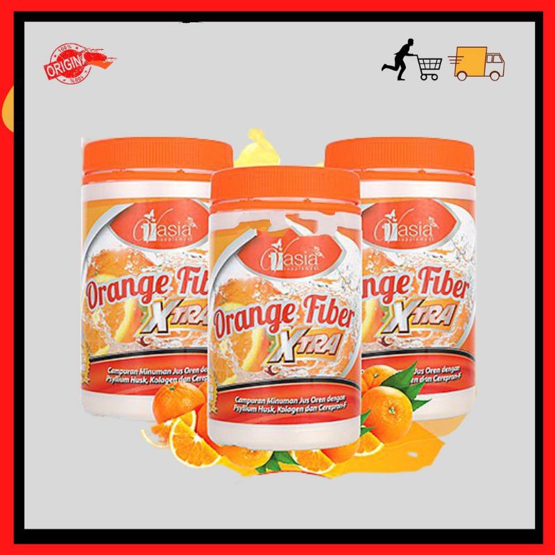 3 Botol Orange Fiber xtra Vasia ( utk 12bulan ) Shopee Malaysia