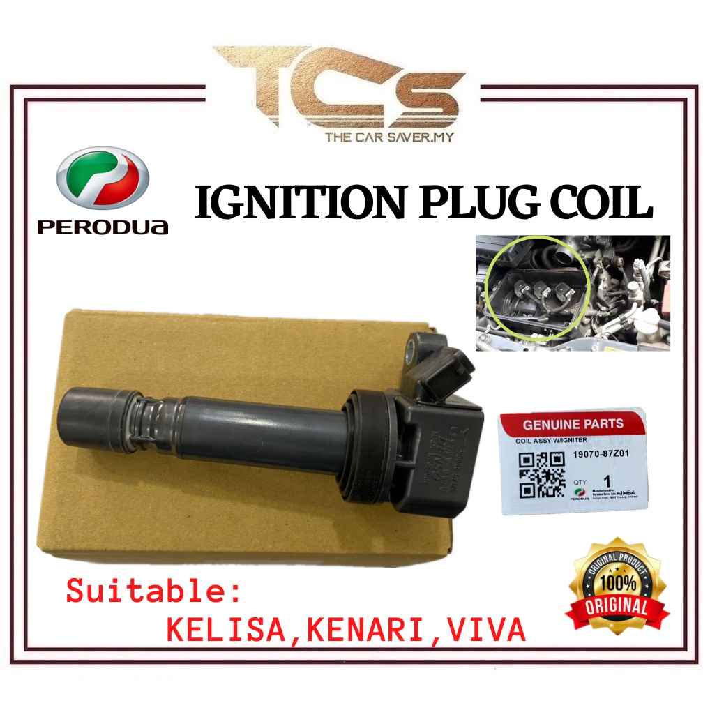 Ignition Coil/Plug Coil (100 Original) Perodua Kenari / Kelisa / Viva Shopee Malaysia