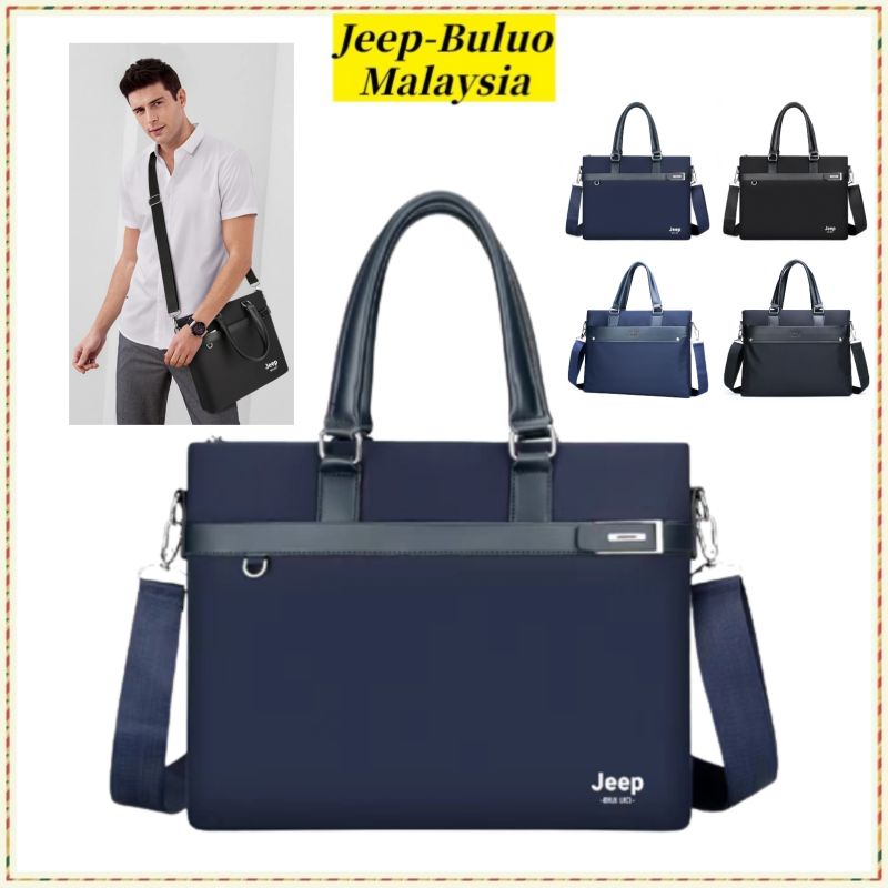 JEE BULUO Men Briefcase Messenger Bag Man Document Laptop Business Bag