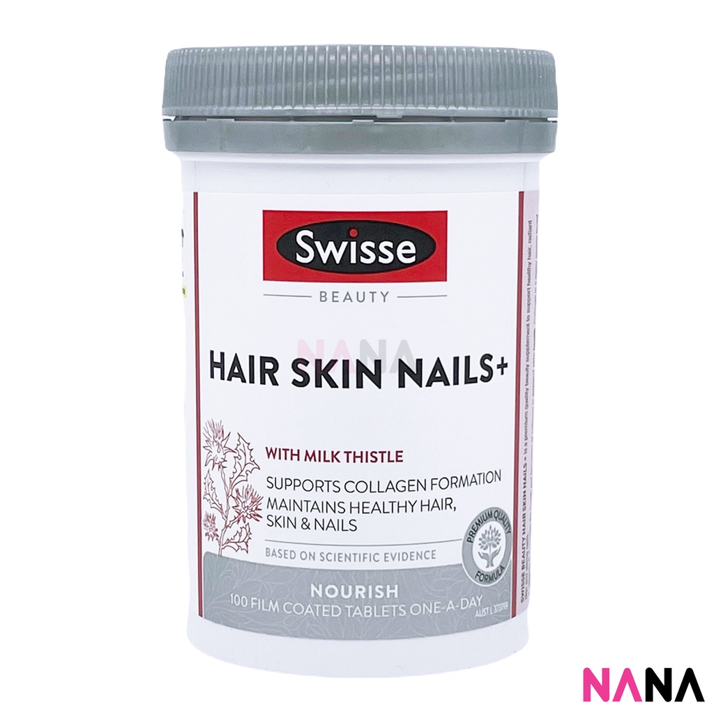 Swisse Beauty Hair Skin Nails+ 100 Capsules (EXP:09 2026) | Shopee Malaysia