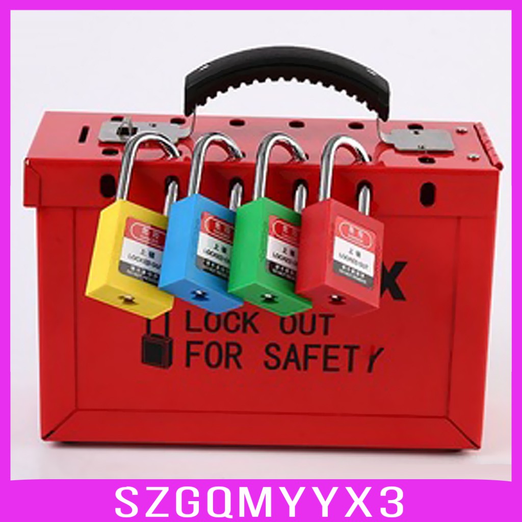 [Local delivery] Lockout Lock Device Storage, up to 12 Padlocks ...