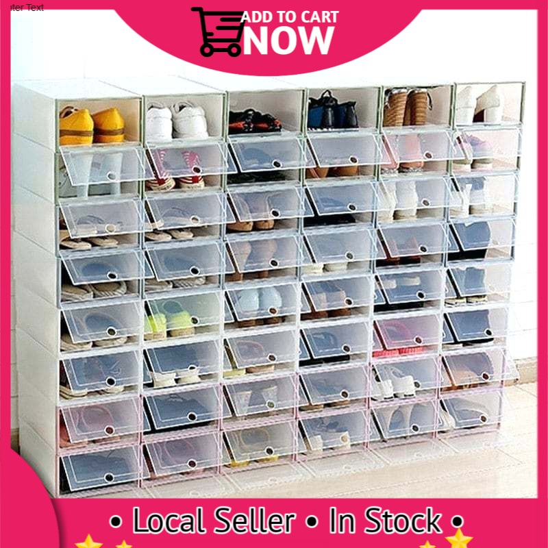 Ikea clear shoe hot sale storage boxes