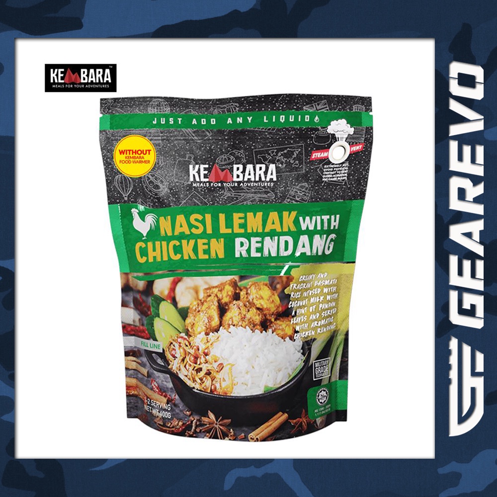 New Kembara Meals Nasi Lemak With Chicken Rendang With Food Warmer Shopee Malaysia 