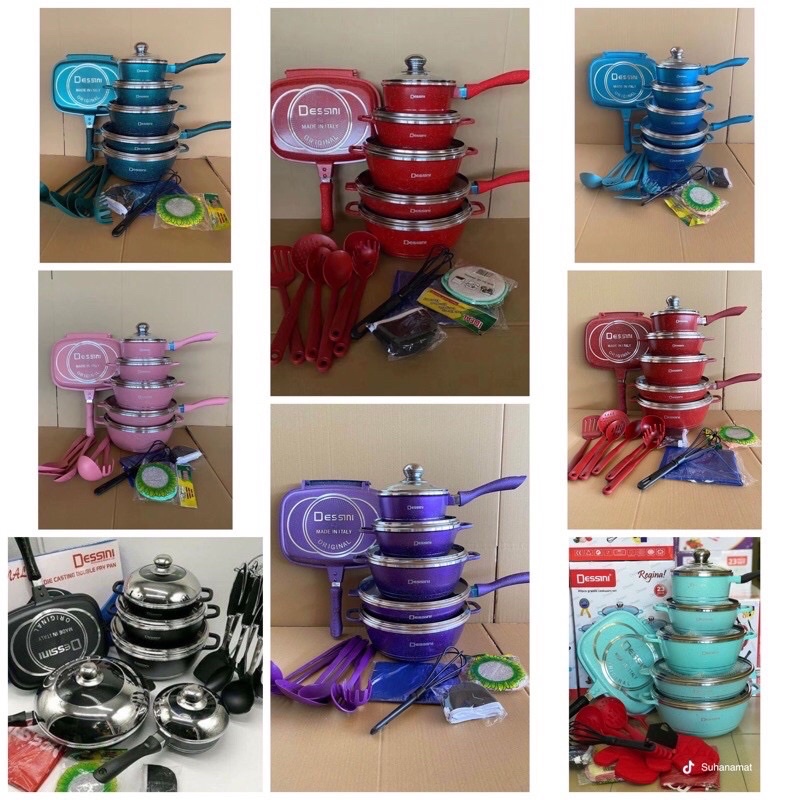 🔥READY STOK 🔥23PCS SET IMPERIAL COOKWARE | Shopee Malaysia
