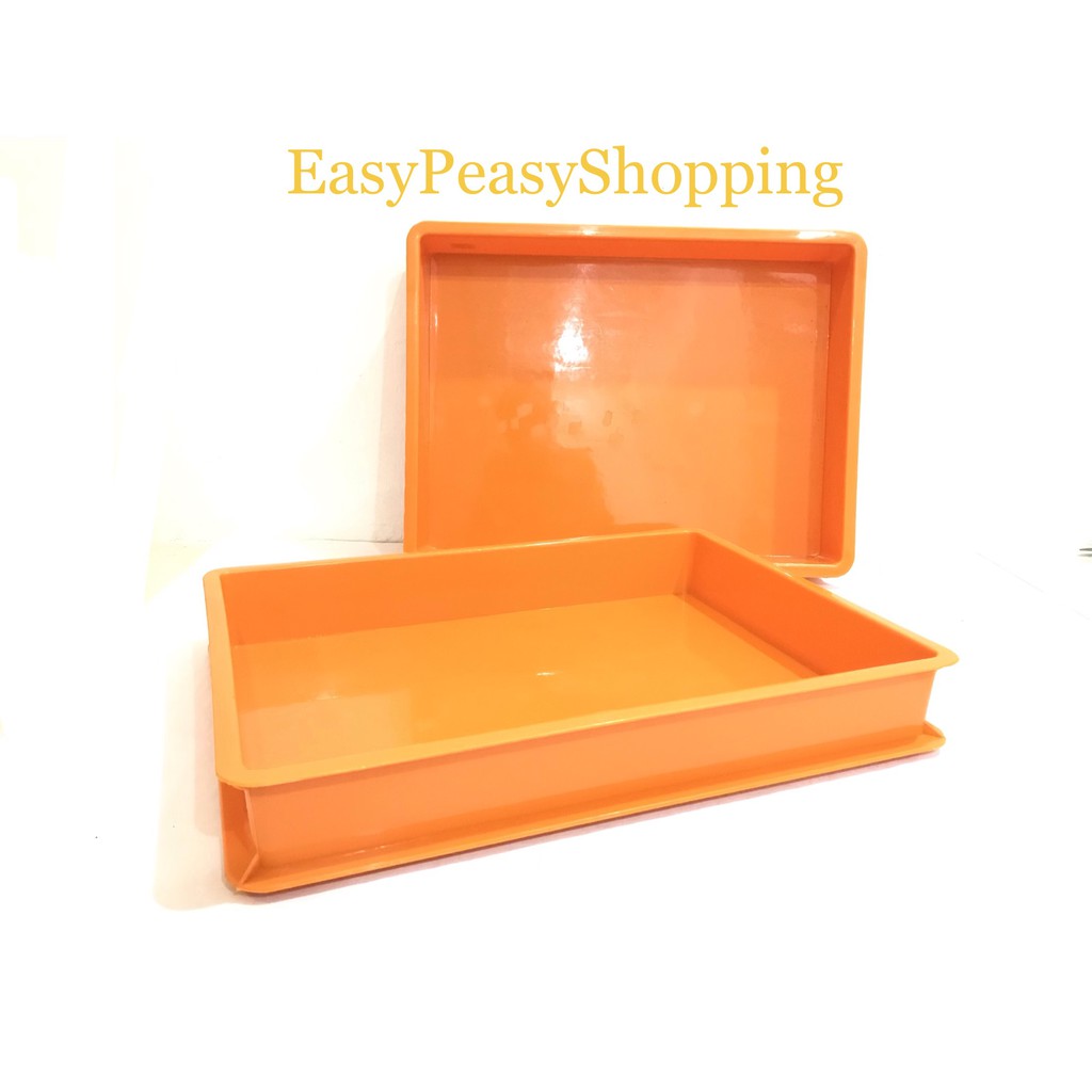 Stackable Plastic Food Grade Tray / Bread,Cake,Bakery Tray /Bekas Kuih